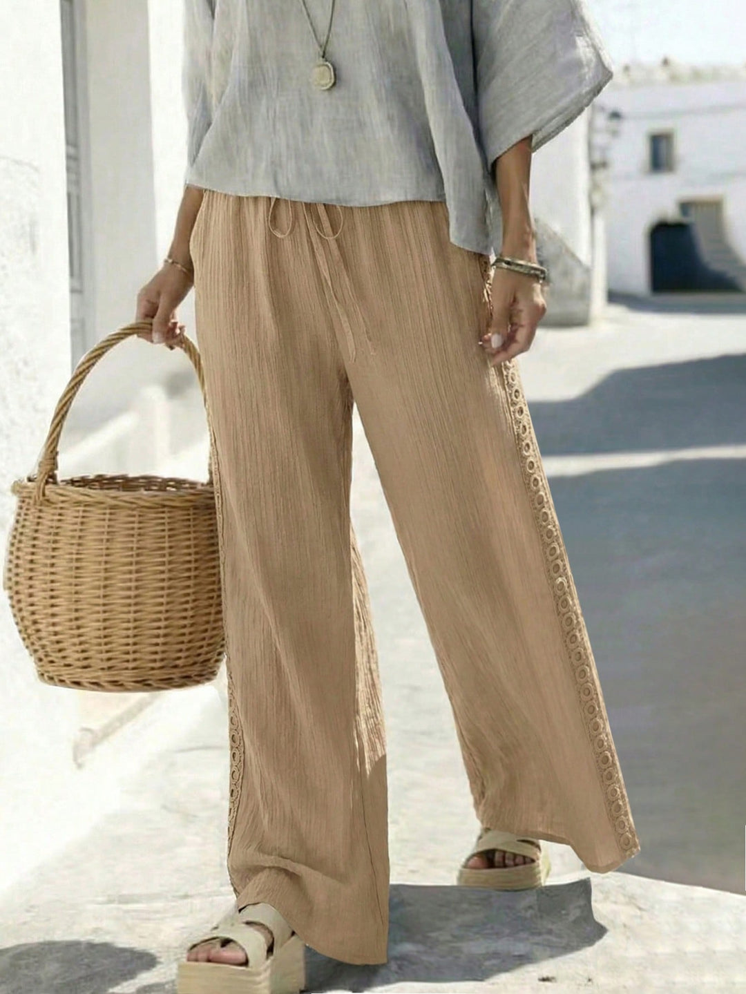 Pantaloni SHEIN, kaki