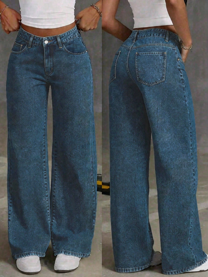 Jeans SHEIN, turcoaz