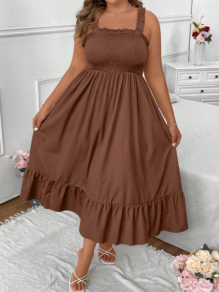 Rochie maxi SHEIN, maro