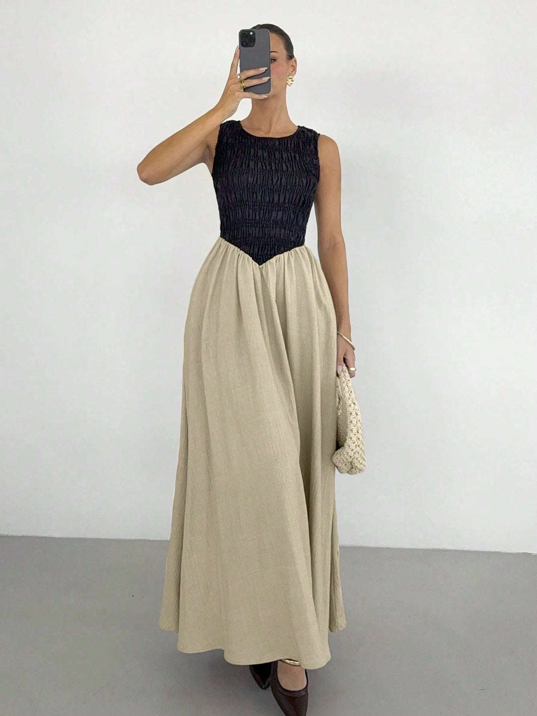 Rochie maxi SHEIN, mix culori