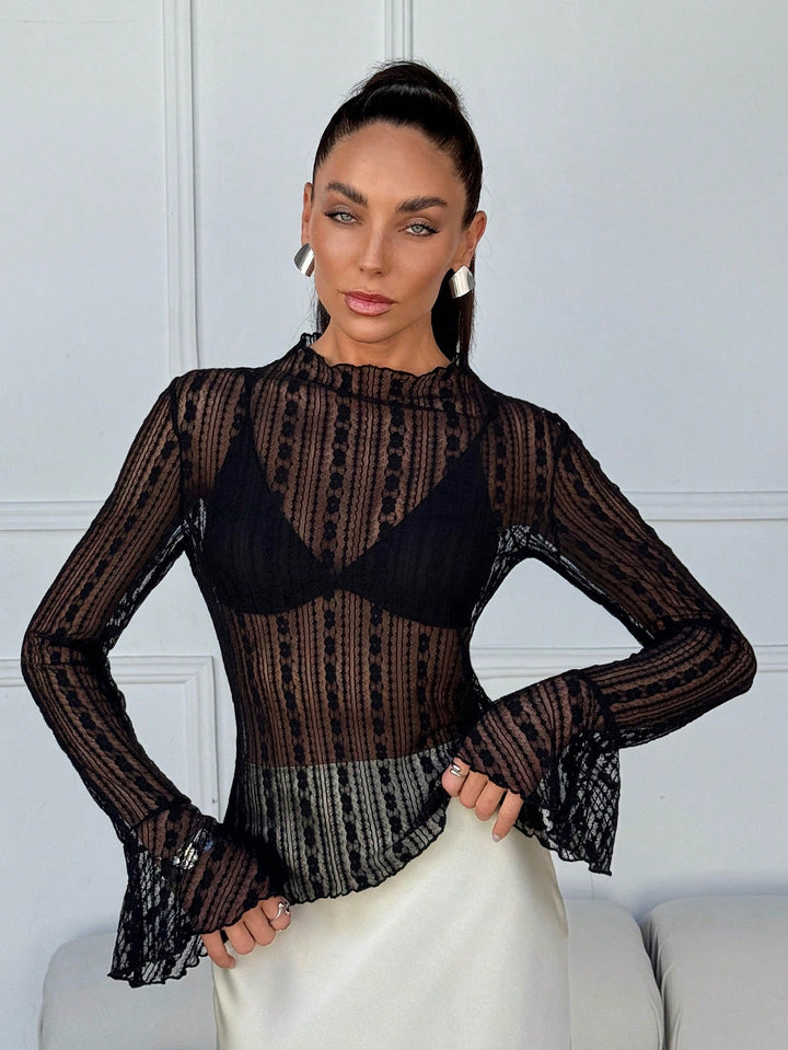 Top SHEIN, negru