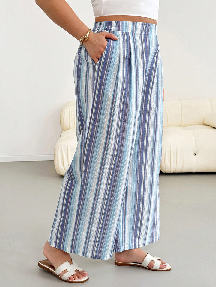 Pantaloni SHEIN, albastru