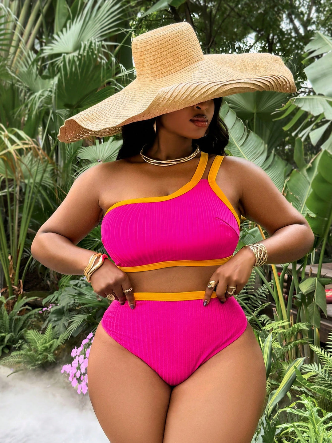 Set bikini de baie SHEIN, mix culori