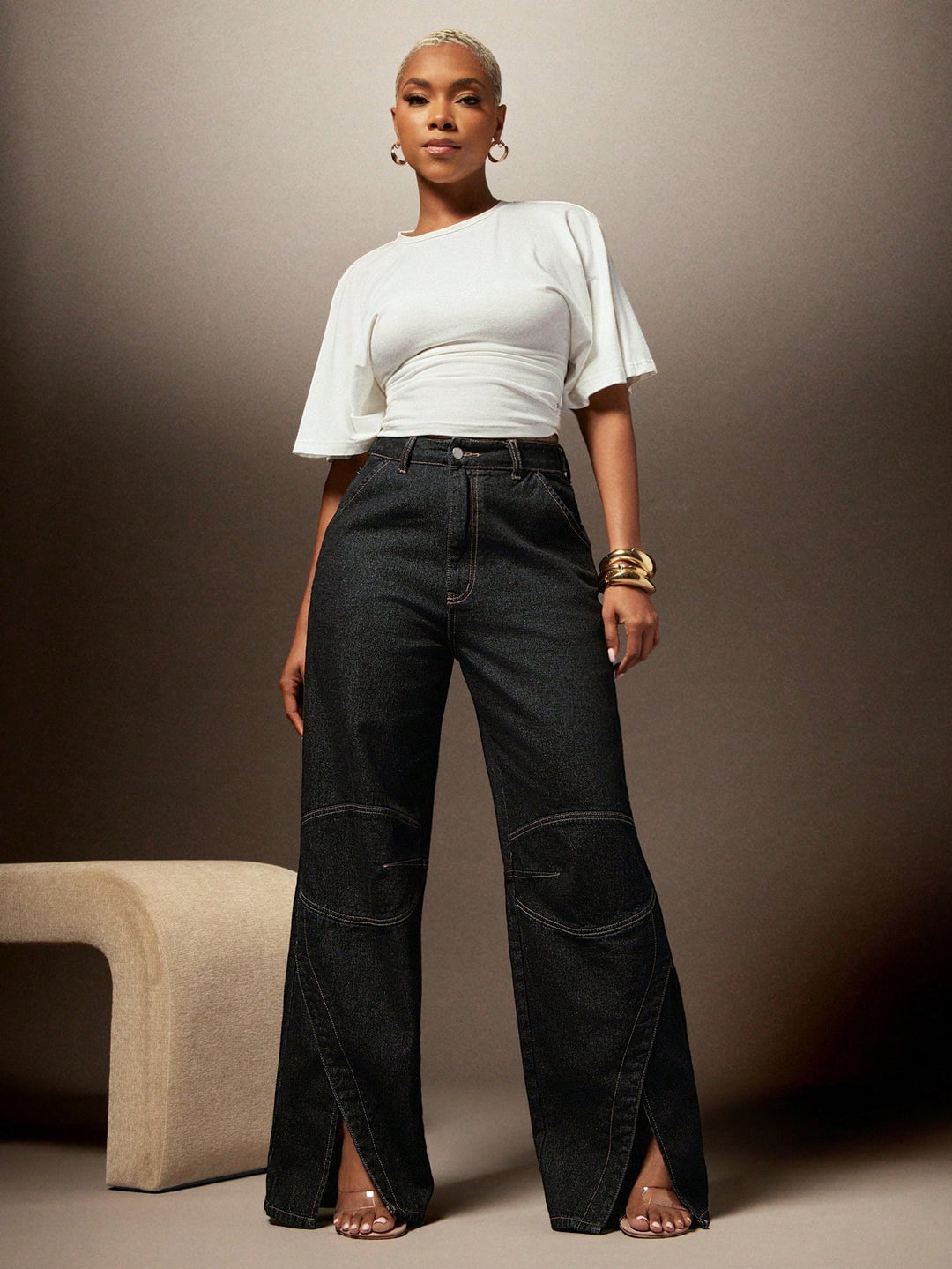 Jeans SHEIN, albastru
