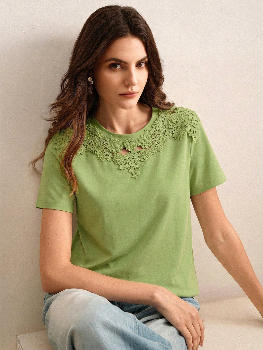 Tricou SHEIN, verde