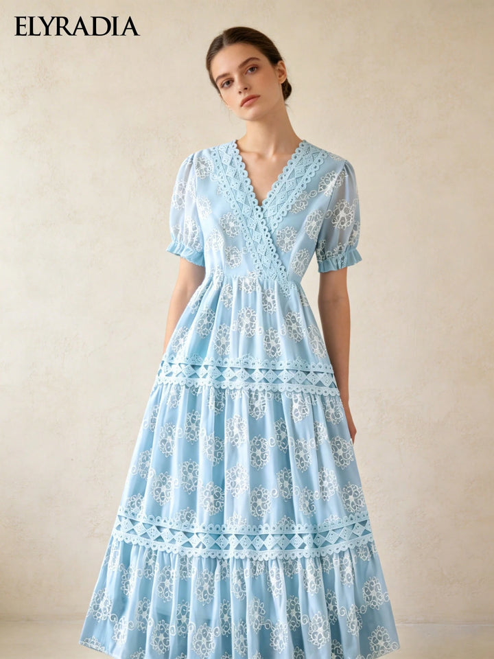 Rochie maxi SHEIN, albastru