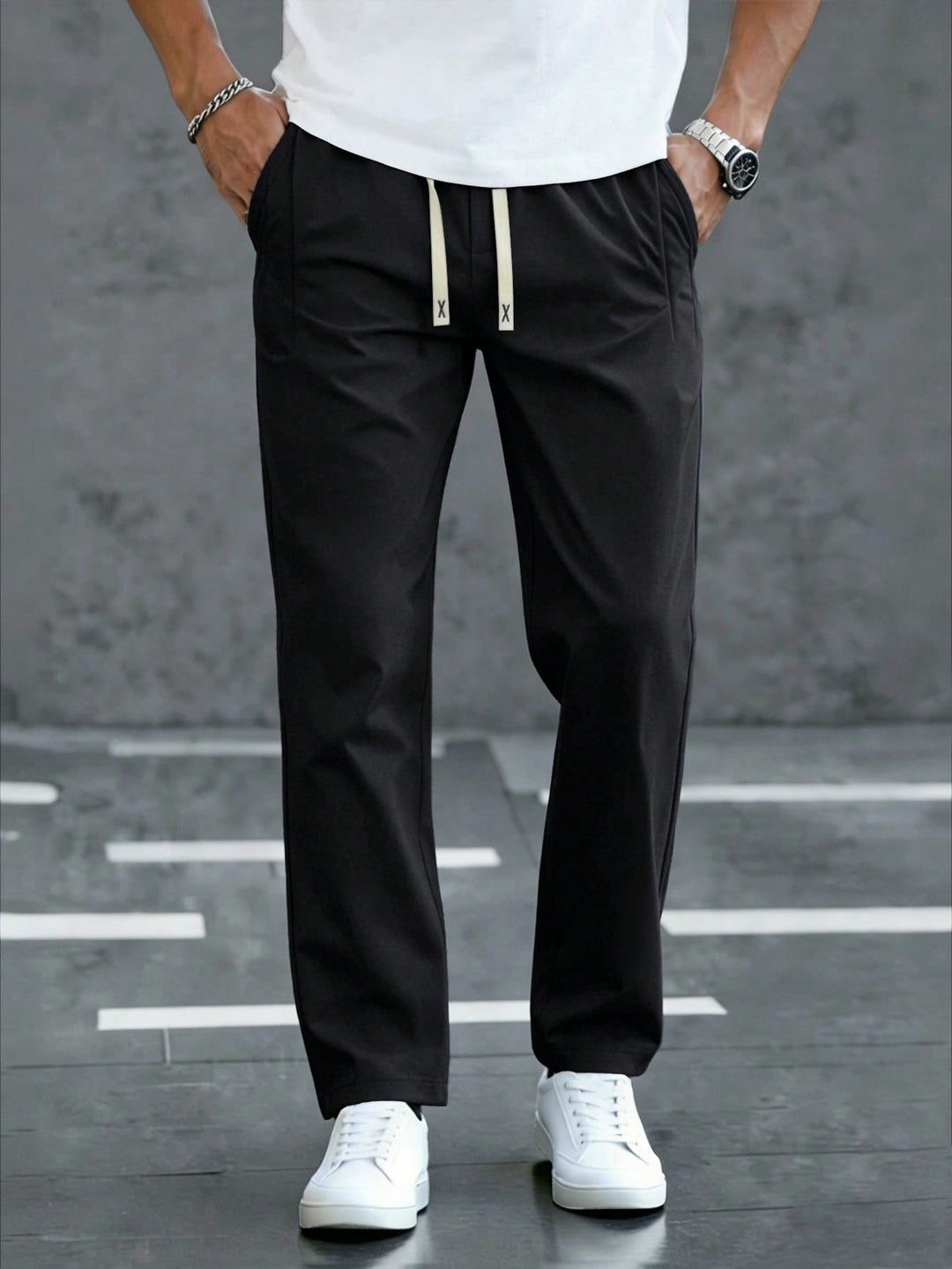 Pantalon SHEIN, negru