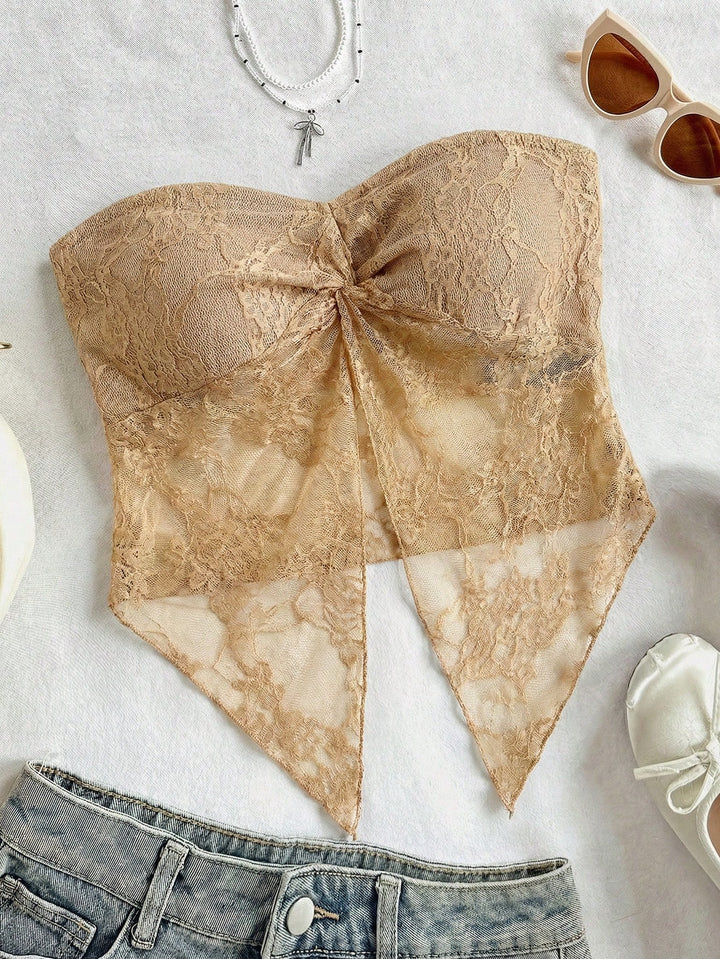 Top SHEIN, kaki