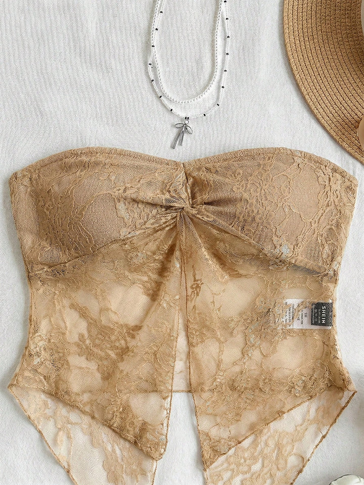 Top SHEIN, kaki