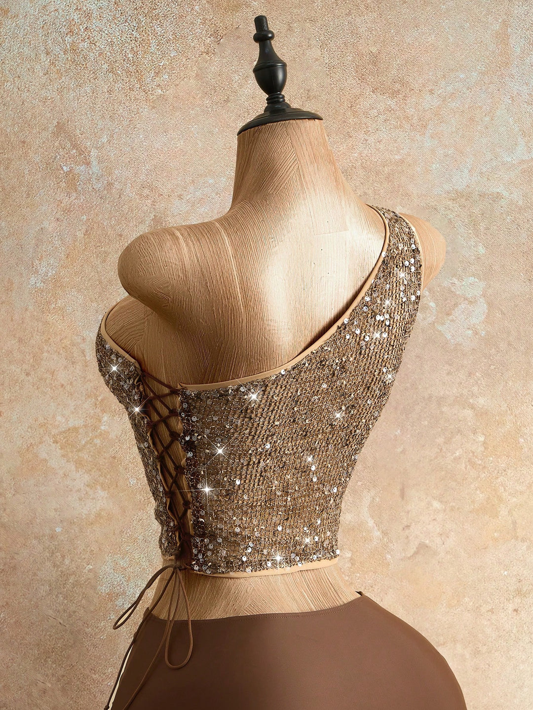 Top SHEIN, kaki