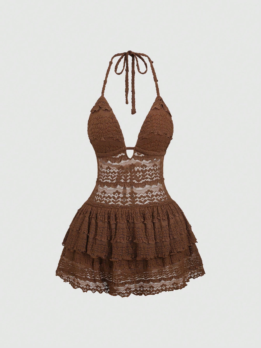 Rochie mini SHEIN, maro