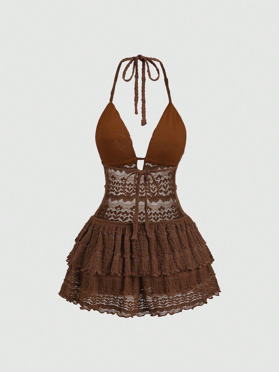 Rochie mini SHEIN, maro