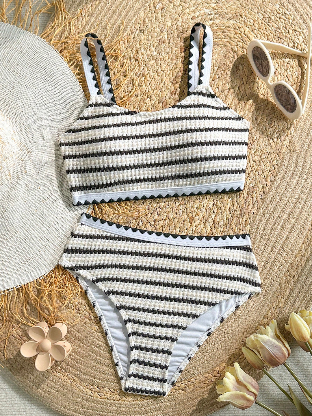 Set bikini SHEIN, negru