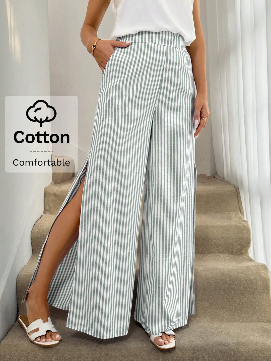 Pantaloni SHEIN, gri