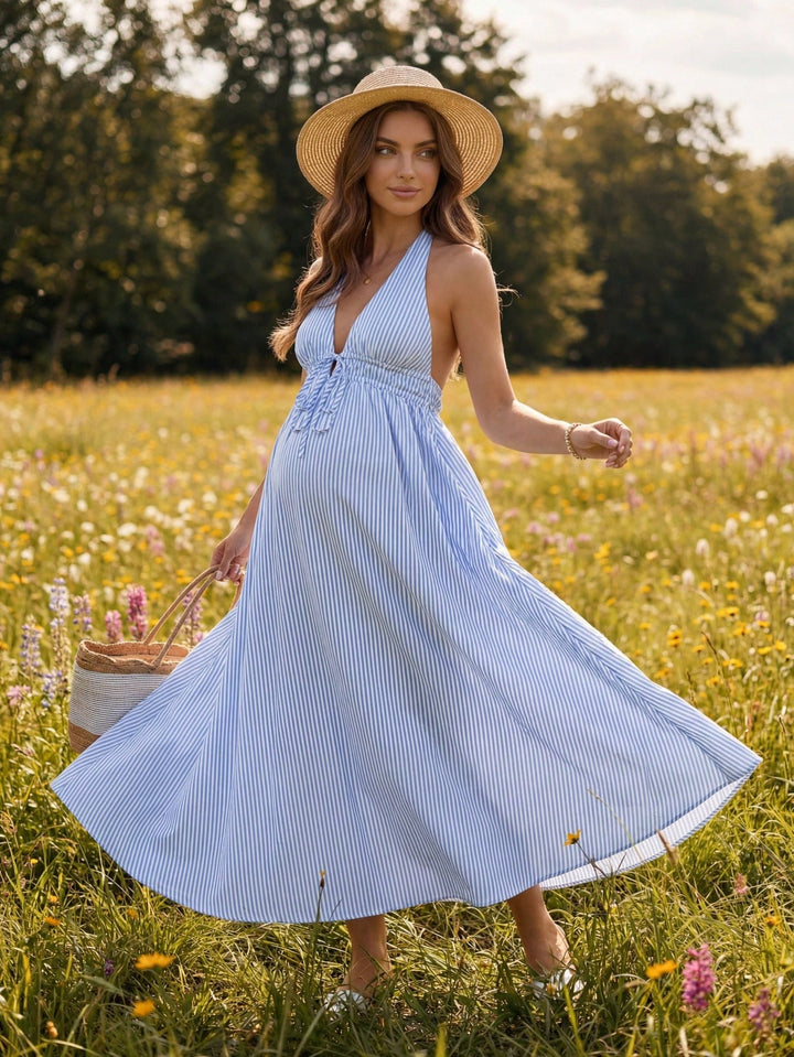 Rochie maxi SHEIN, mix culori