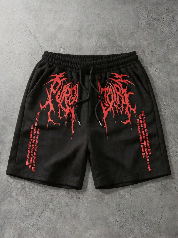 Pantaloni scurți SHEIN, negru