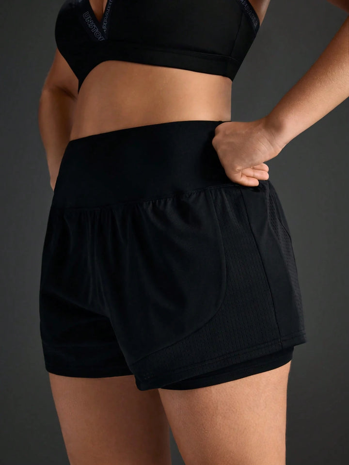 Pantaloni scurți SHEIN, negru