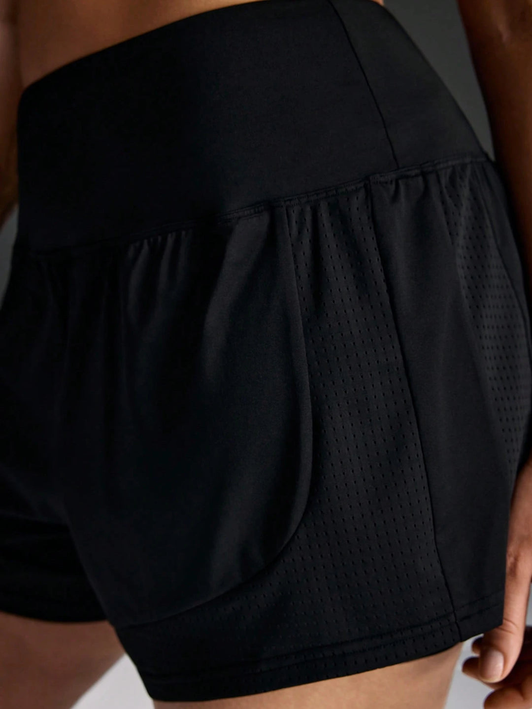 Pantaloni scurți SHEIN, negru