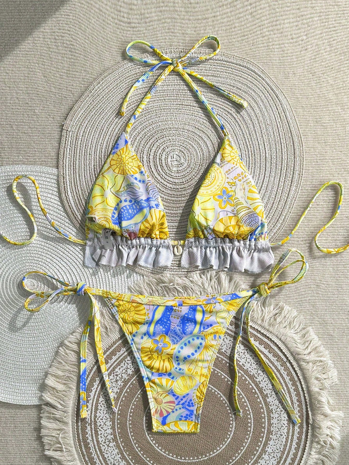 Set bikini SHEIN, mix culori
