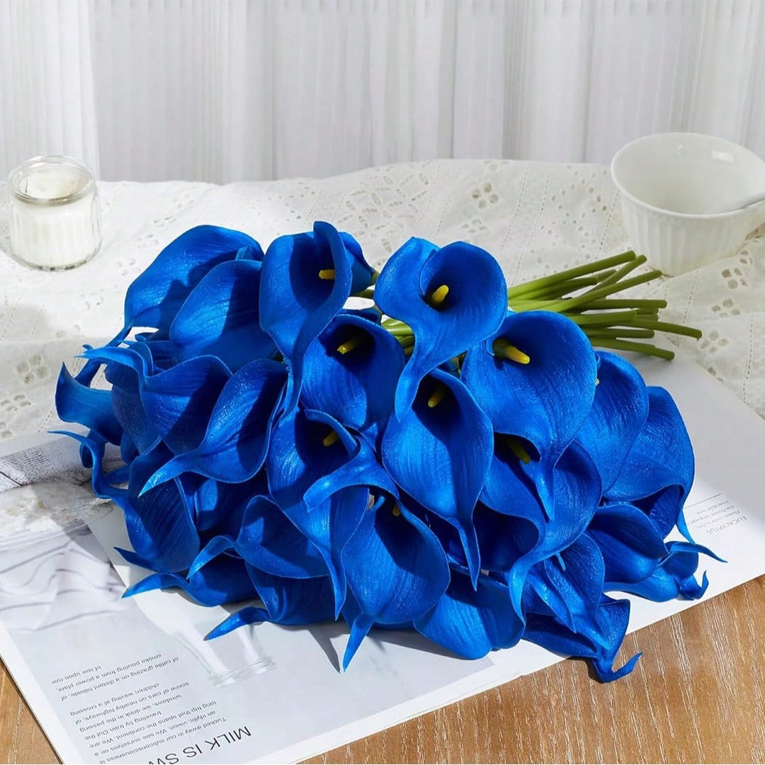 Floari artificiale SHEIN, albastru