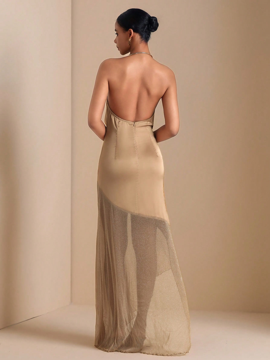 Rochie maxi SHEIN, kaki