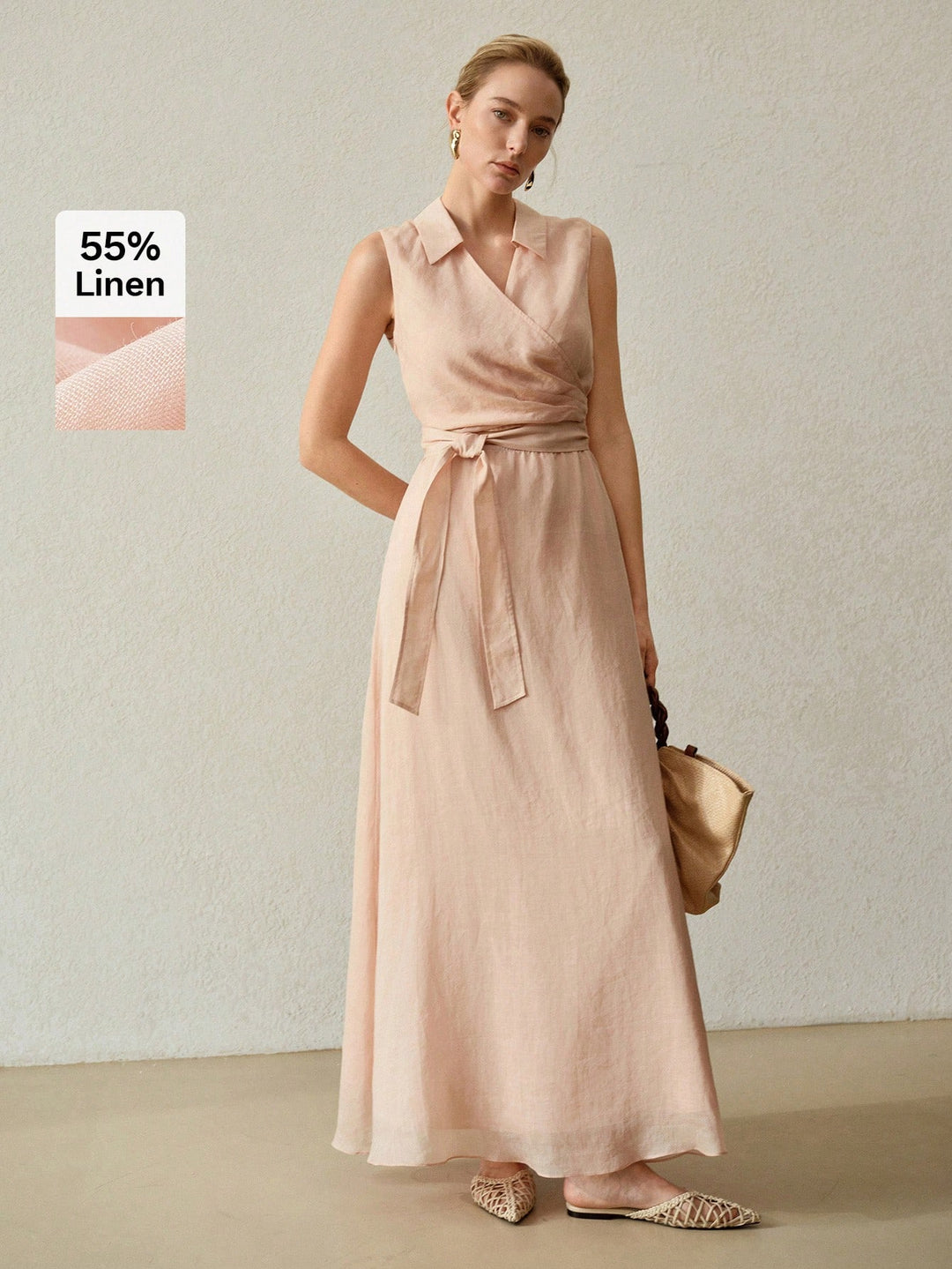 Rochie maxi SHEIN, roz