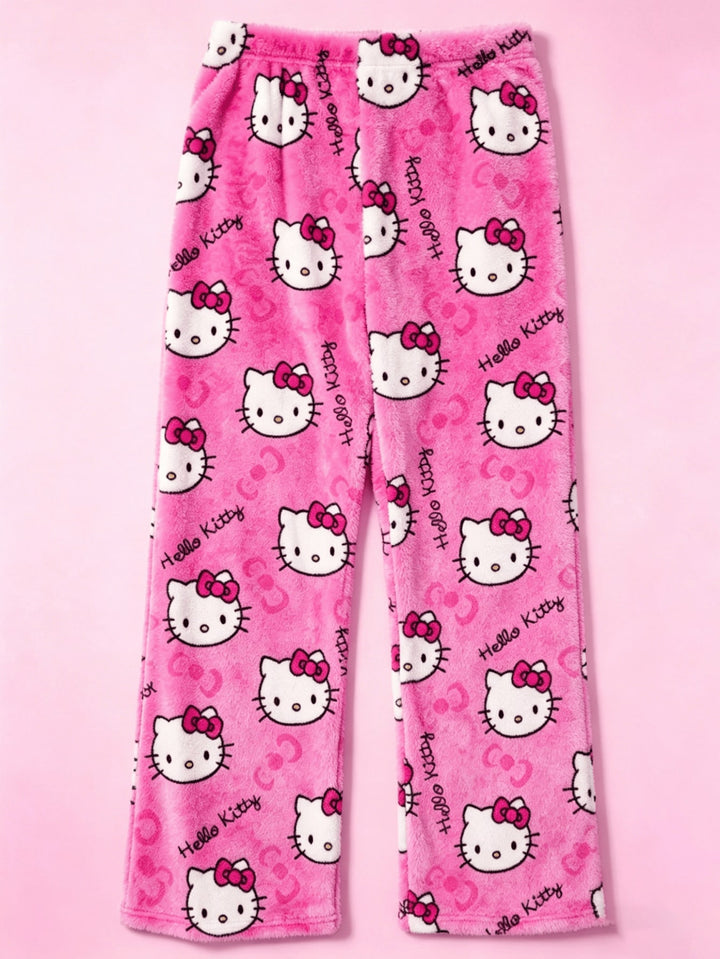 Pantaloni de pijama SHEIN, roz