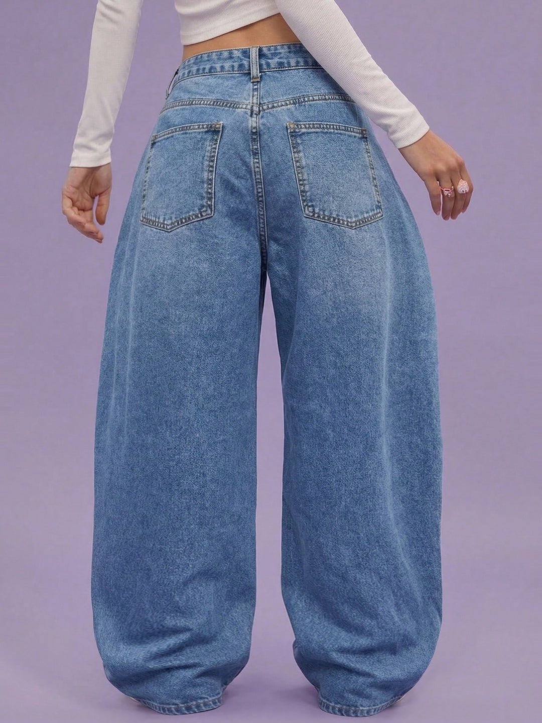 Jeans SHEIN, albastru