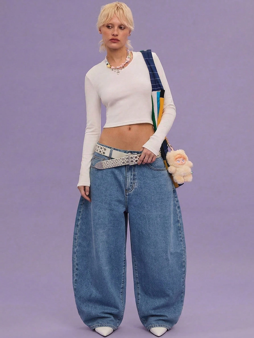 Jeans SHEIN, albastru