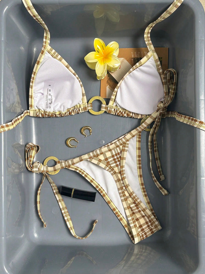 Set bikini de baie SHEIN, mix culori