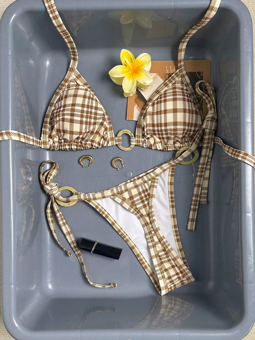Set bikini de baie SHEIN, mix culori