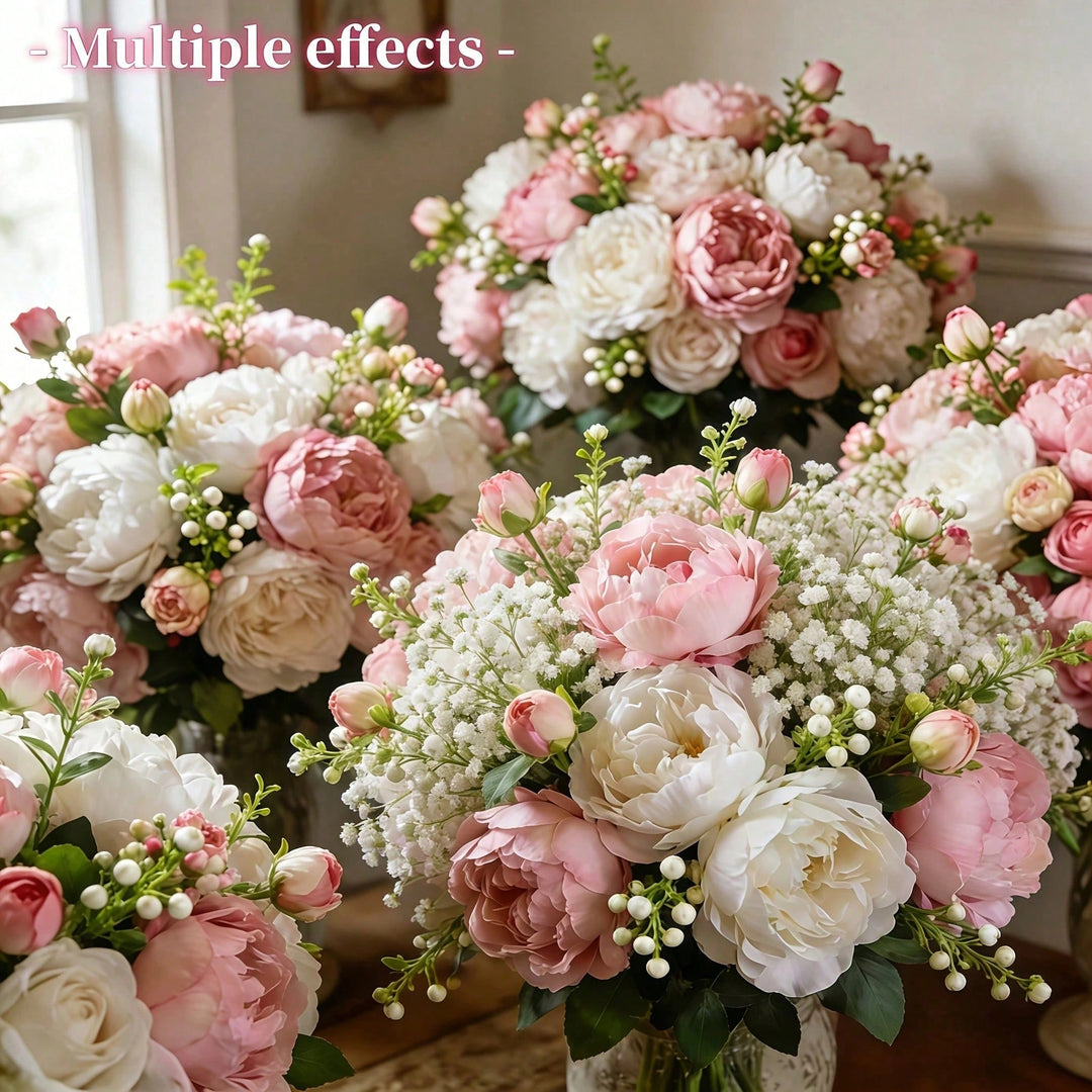 Floari artificiale SHEIN, mix culori