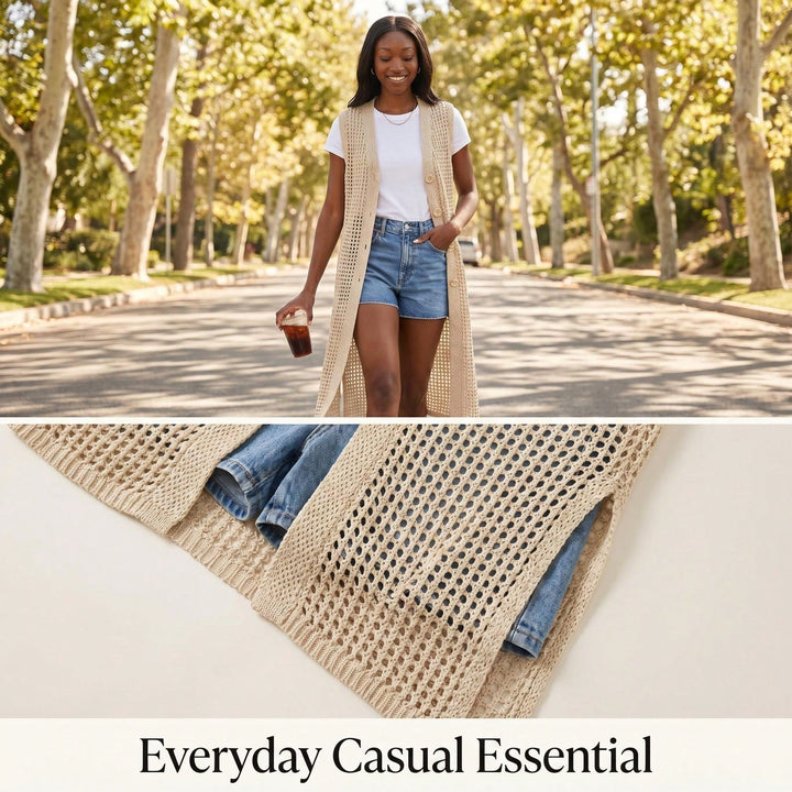 Cardigan SHEIN, bej