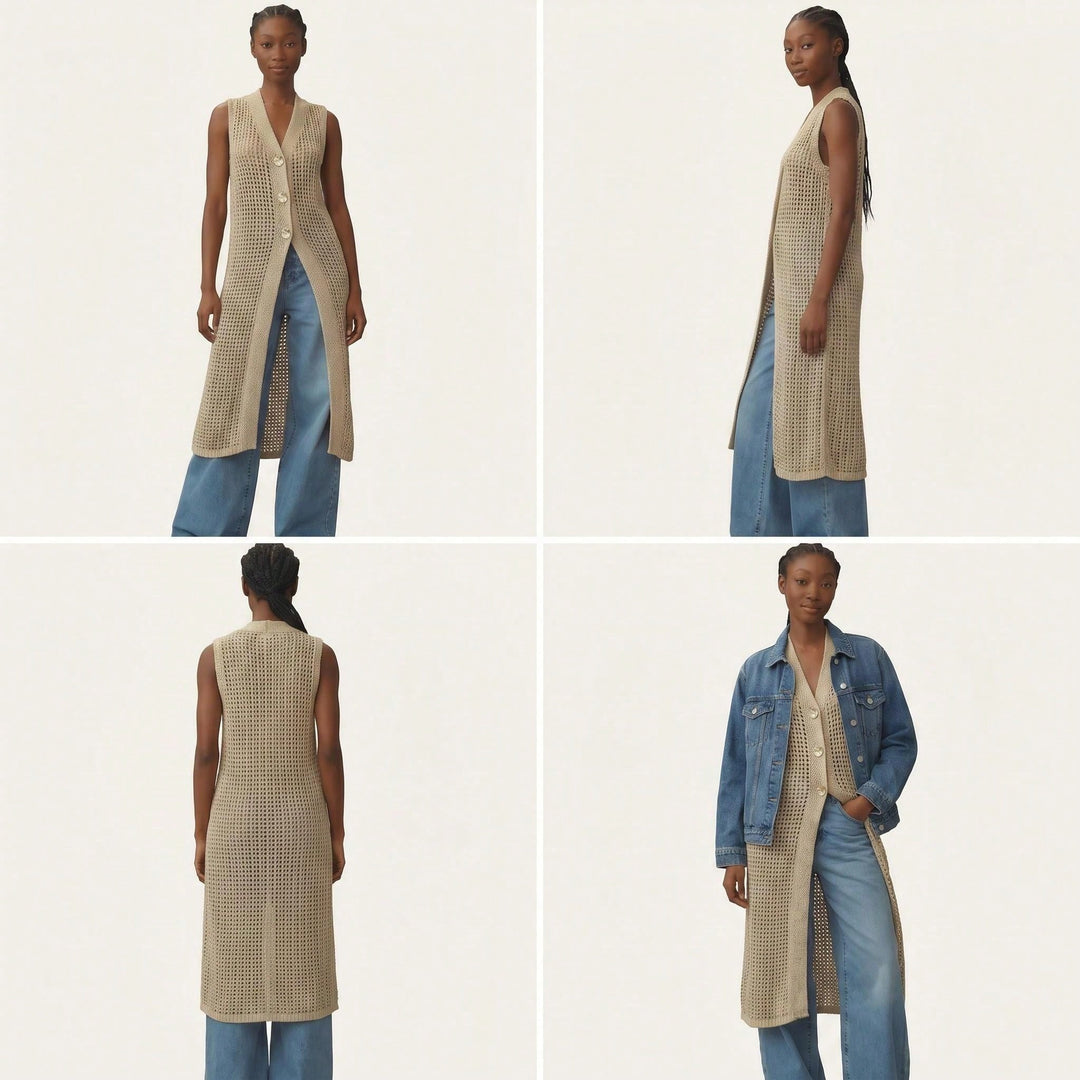 Cardigan SHEIN, bej
