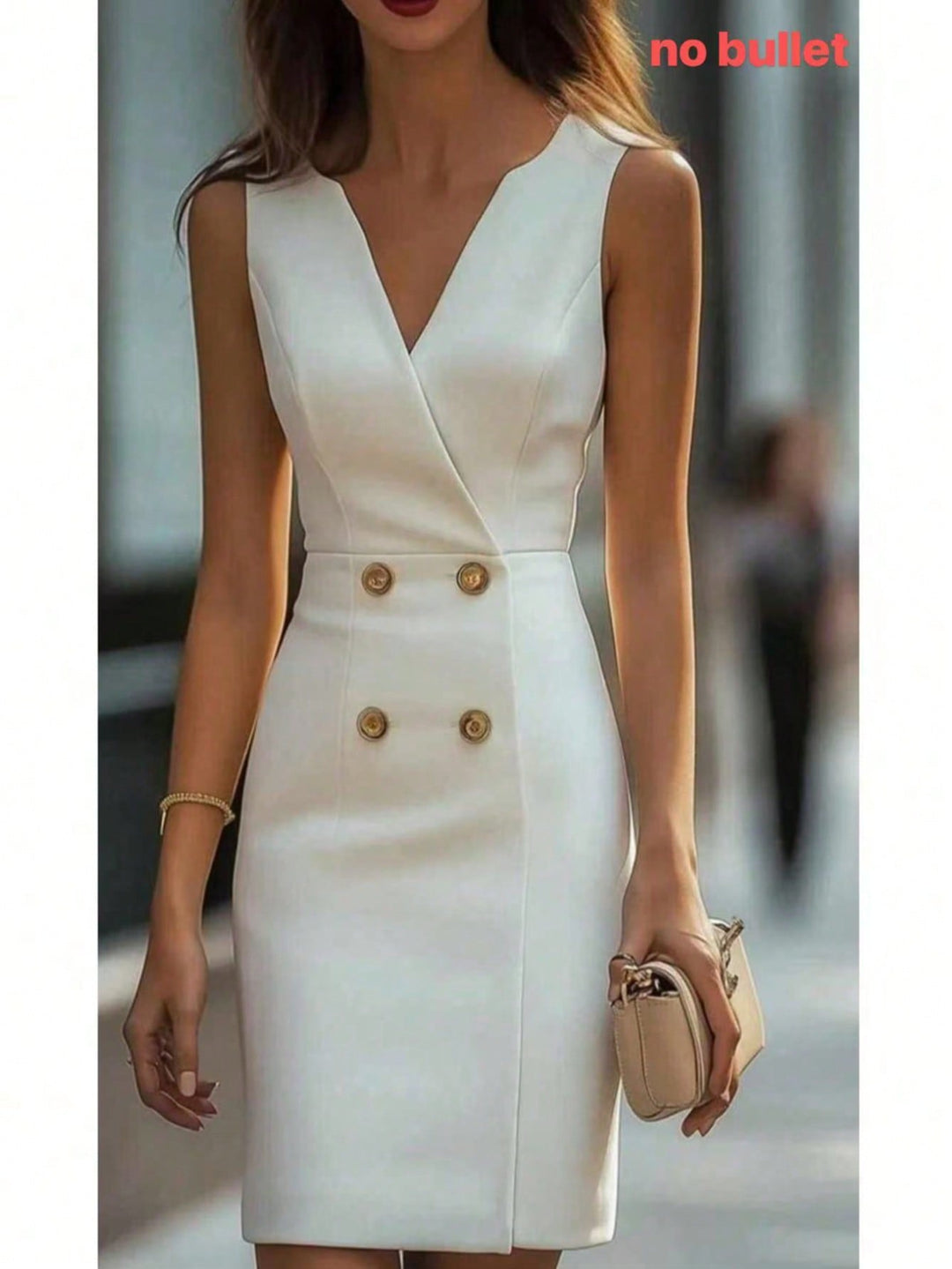 Rochie scurtă SHEIN, alb
