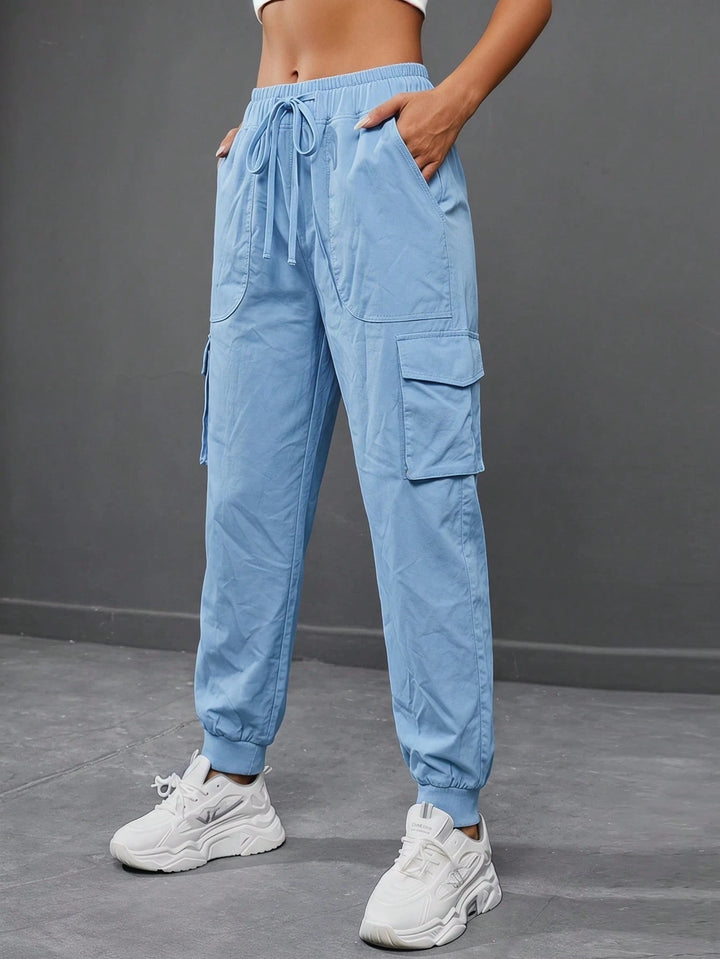 Pantaloni SHEIN, albastru