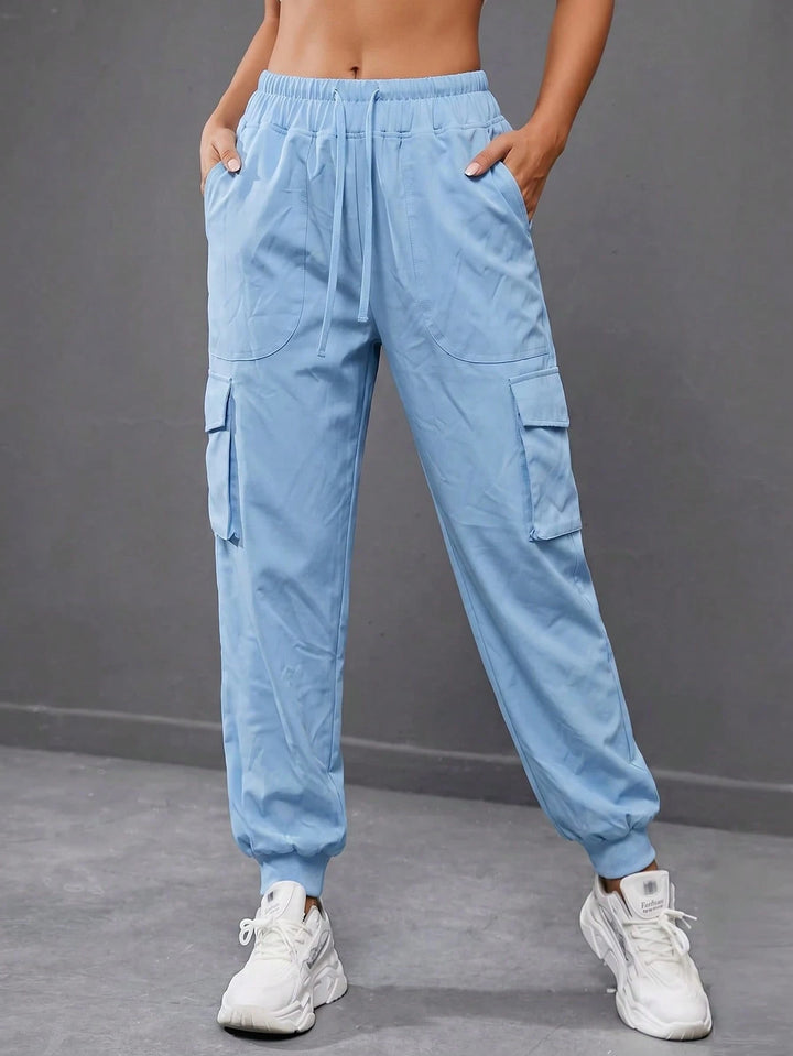 Pantaloni SHEIN, albastru