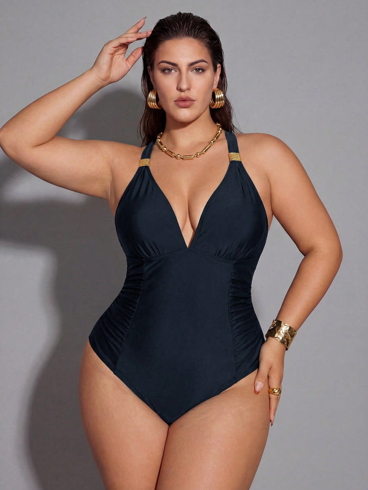 Costum de baie SHEIN, mix culori