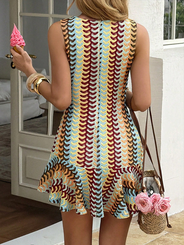 Rochie midi SHEIN, mix culori