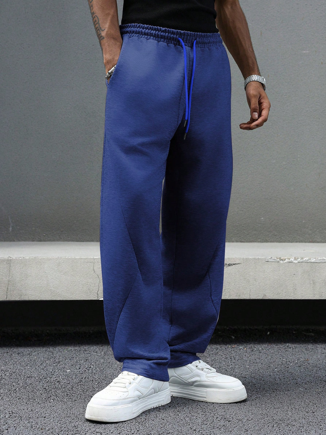 Pantaloni SHEIN, albastru