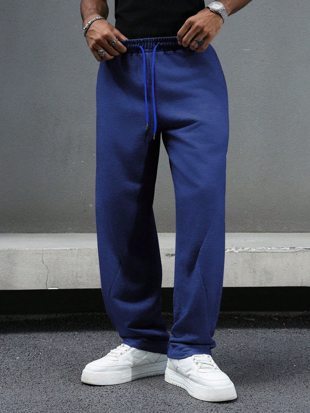Pantaloni SHEIN, albastru