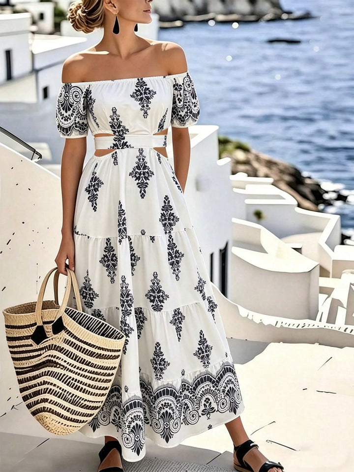 Rochie maxi SHEIN, portocaliu