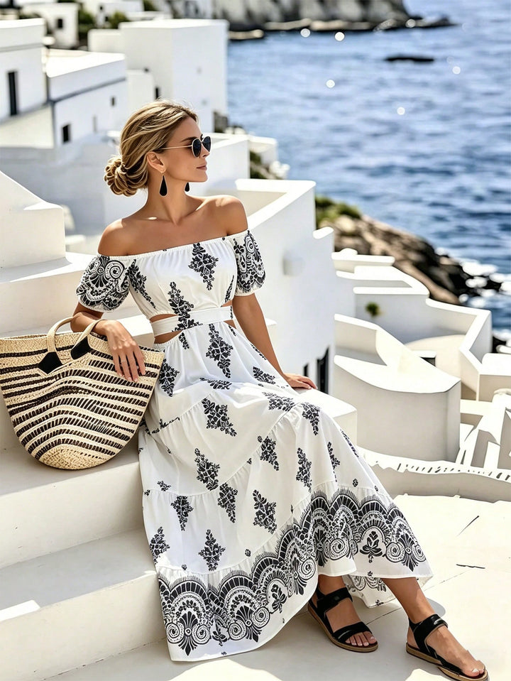 Rochie maxi SHEIN, portocaliu