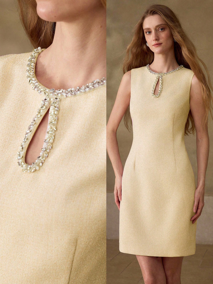 Rochie scurtă SHEIN, galben