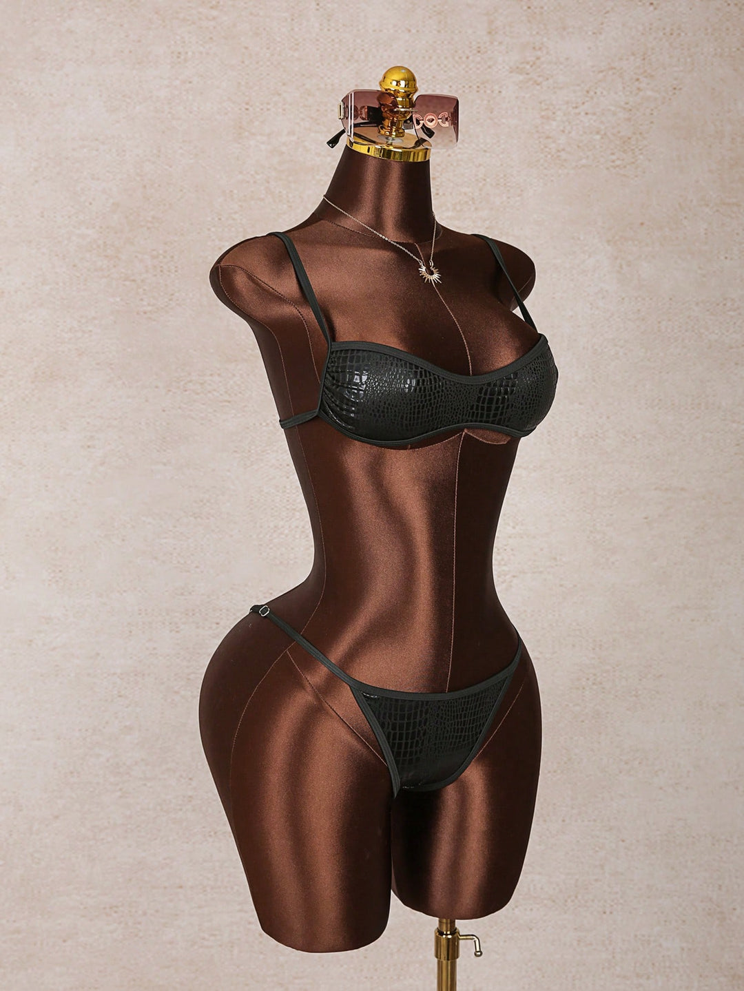 Set bikini SHEIN, negru