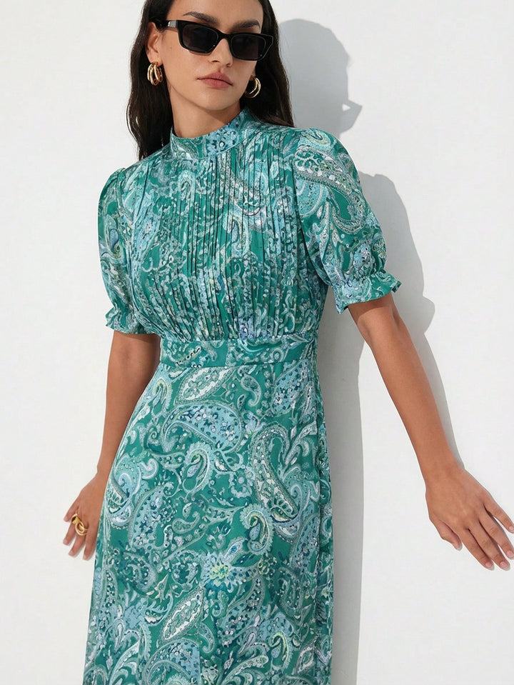 Rochie maxi SHEIN, verde
