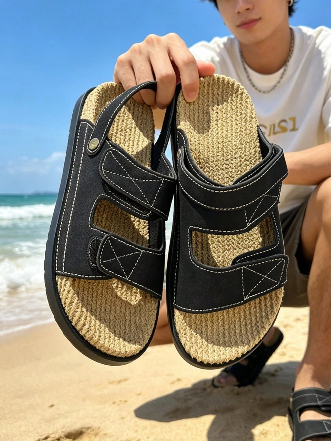 Sandale SHEIN, negru