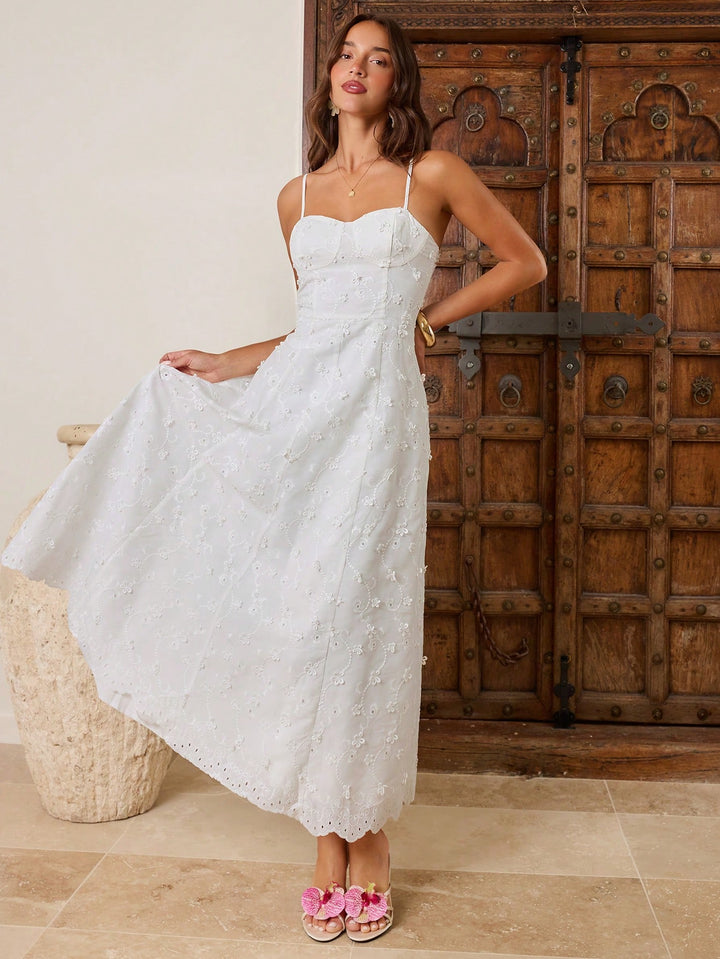 Rochie maxi SHEIN, alb
