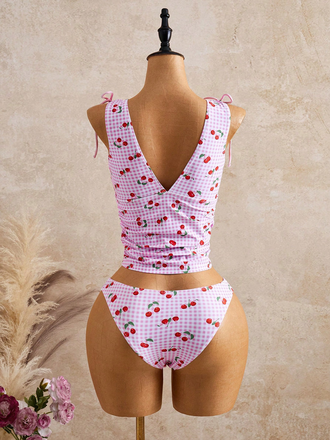 Costum de baie SHEIN, roz