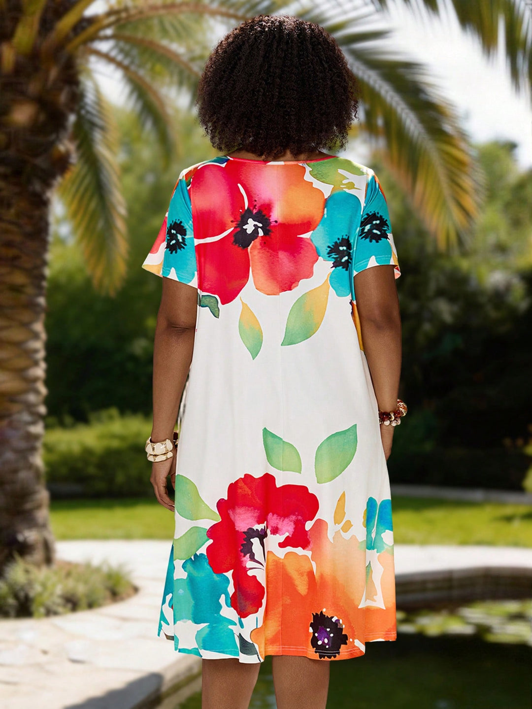 Rochie SHEIN, mix culori